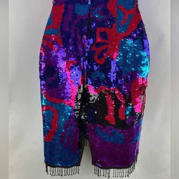 Sequin Multicolor Dress - Picture 10 of 15